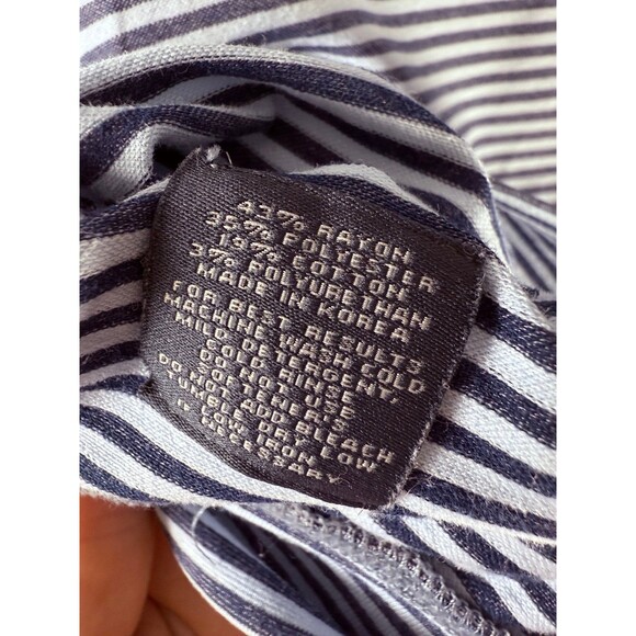 Turtleson Stripe Quarter-Zip Pullover Men's Large - Picture 5 of 9